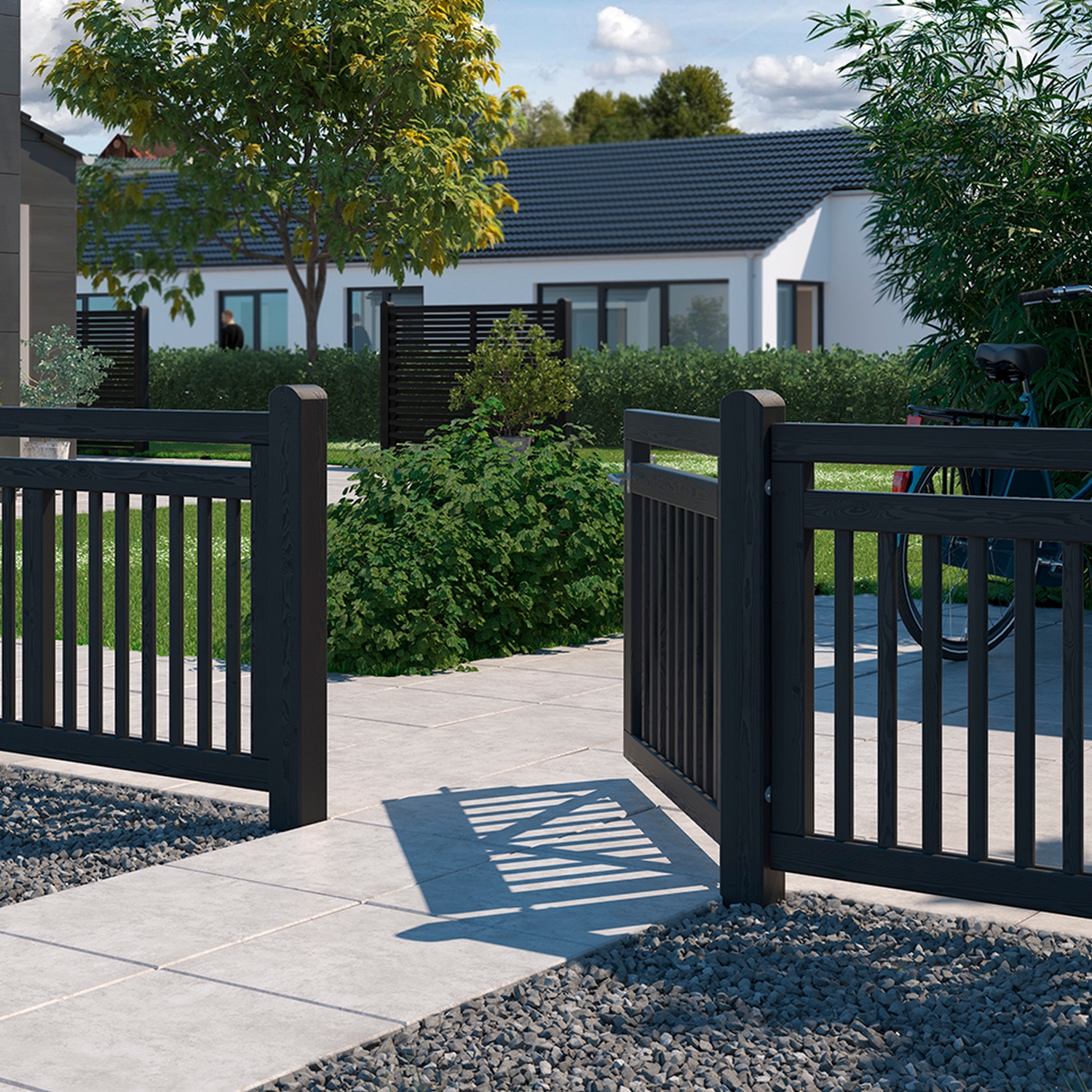 Linea PLUS Fasadstaket - 150×80 cm