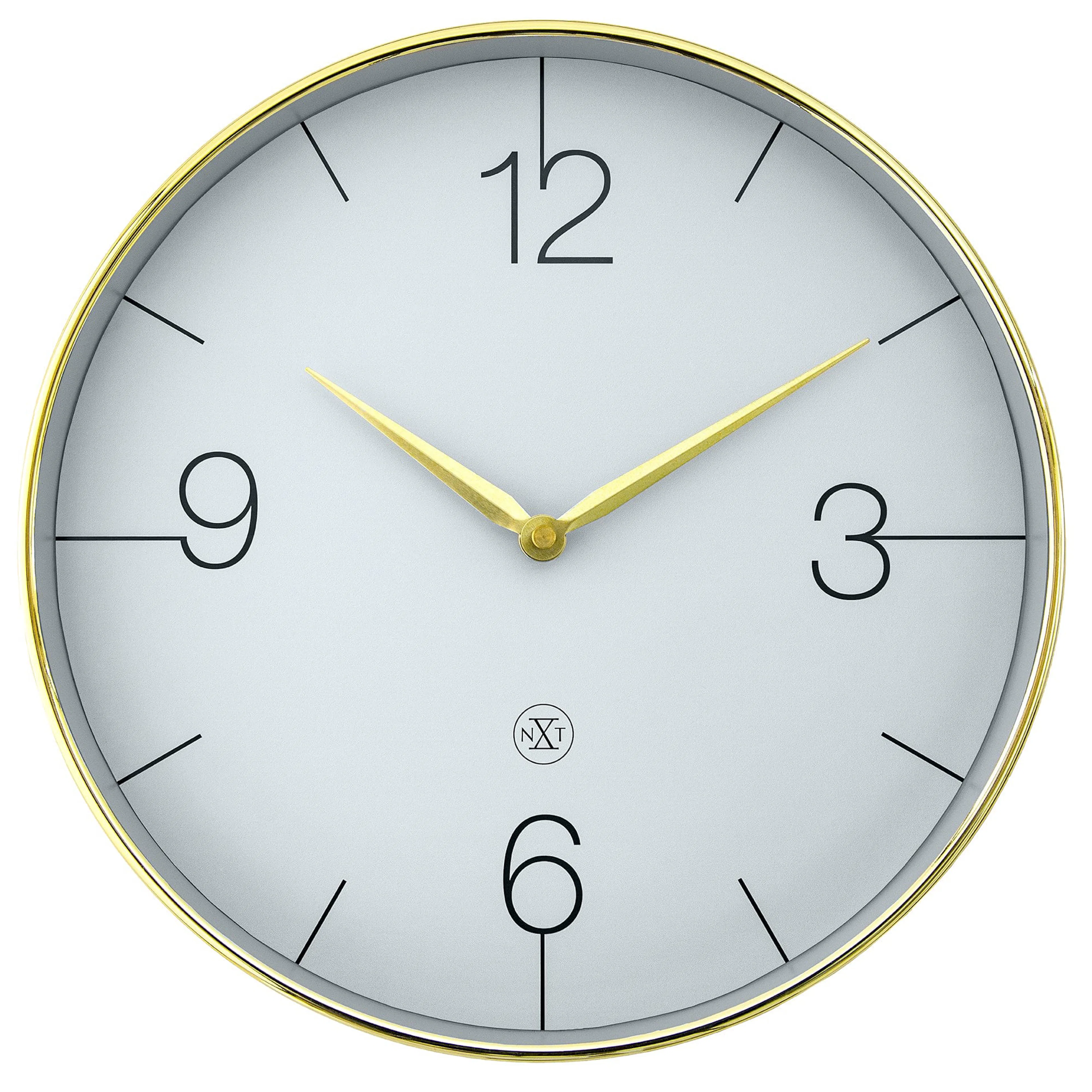 Klocka NeXtime Finesse nXt Väggklocka 30,5 cm Guld/Grå