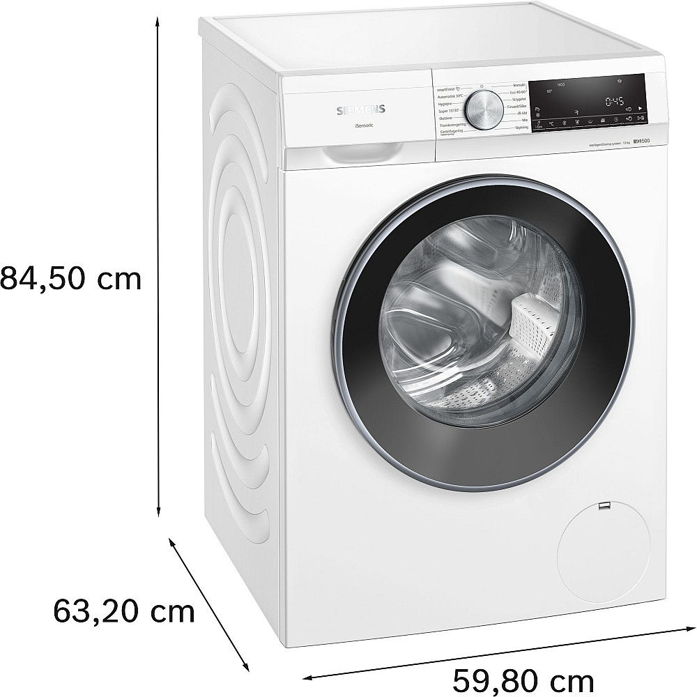Frontmatad Tvättmaskin Siemens WG54G2FKDN iQ500