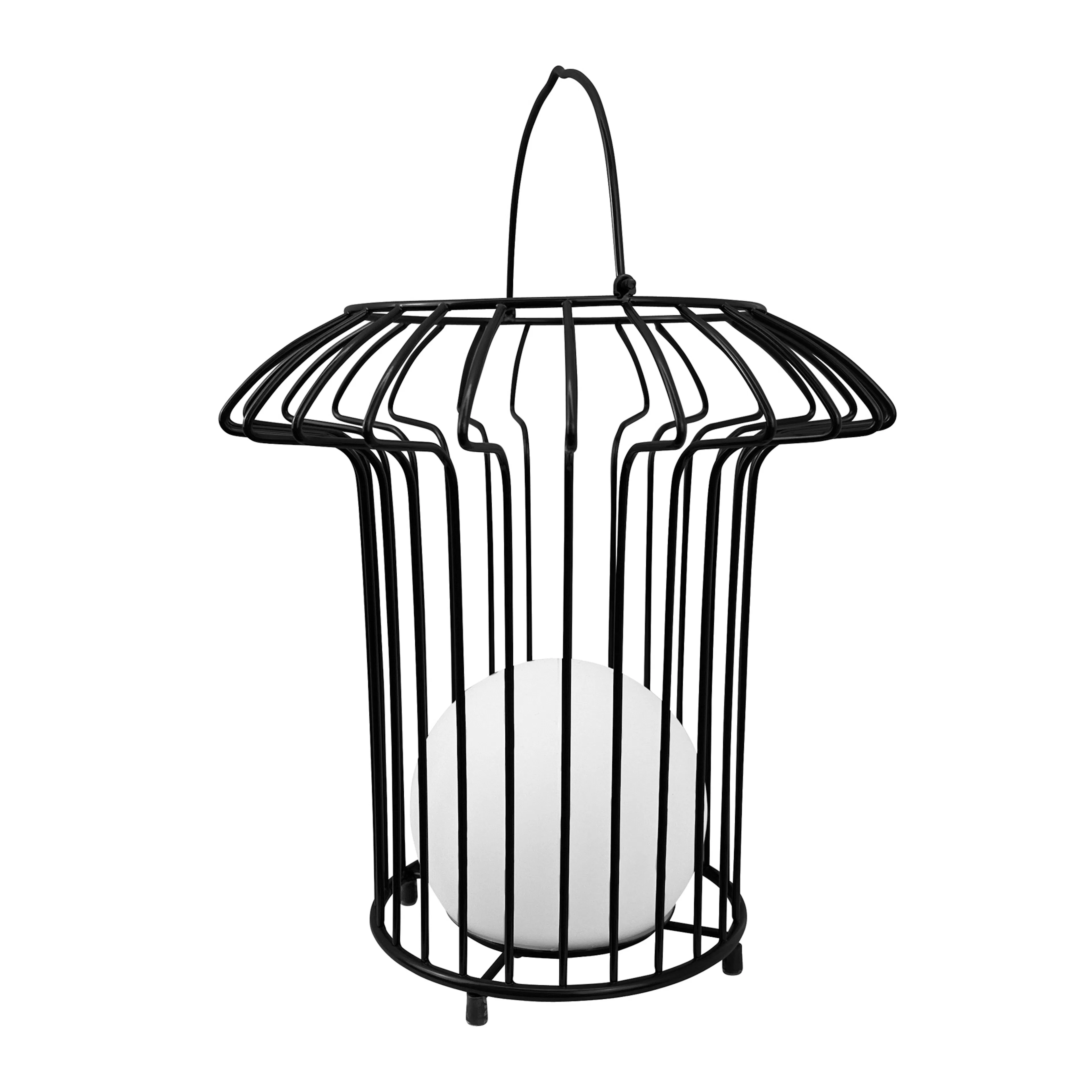 Solcellslampa Dyberg Larsen Basket LED-Lykta Svart