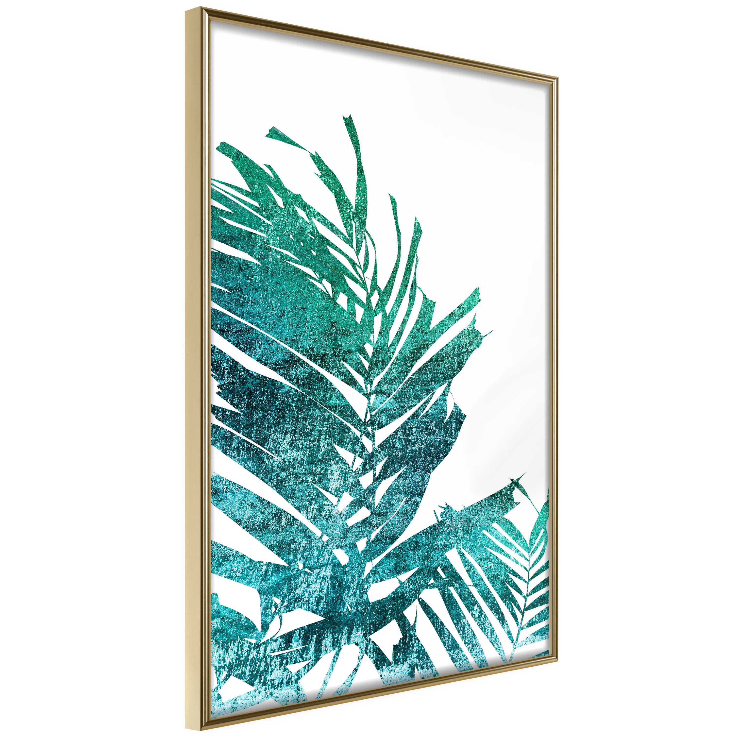 Poster Artgeist Affisch Emerald Palm