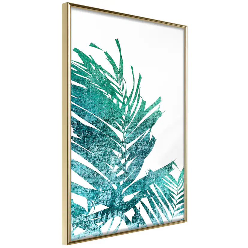 Poster Artgeist Affisch Emerald Palm