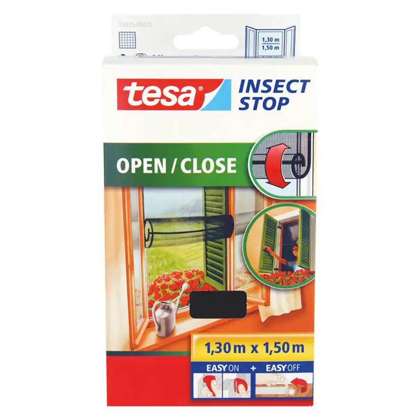 Insektsnät Tesa Open/Close för Fönster