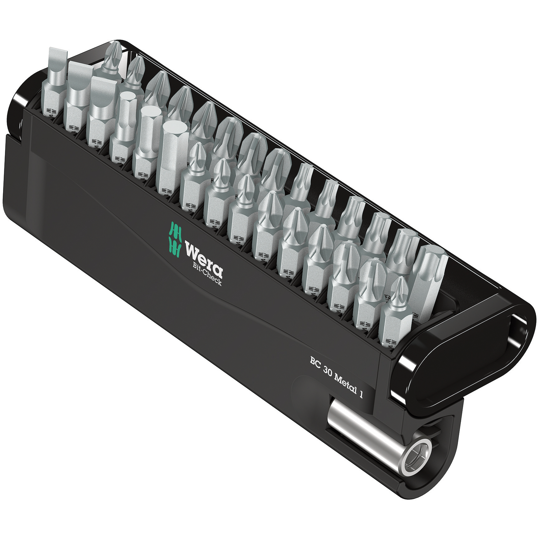 Bitskassett Wera Bit-Check 30 Metal 1 29 Bits+Hållare