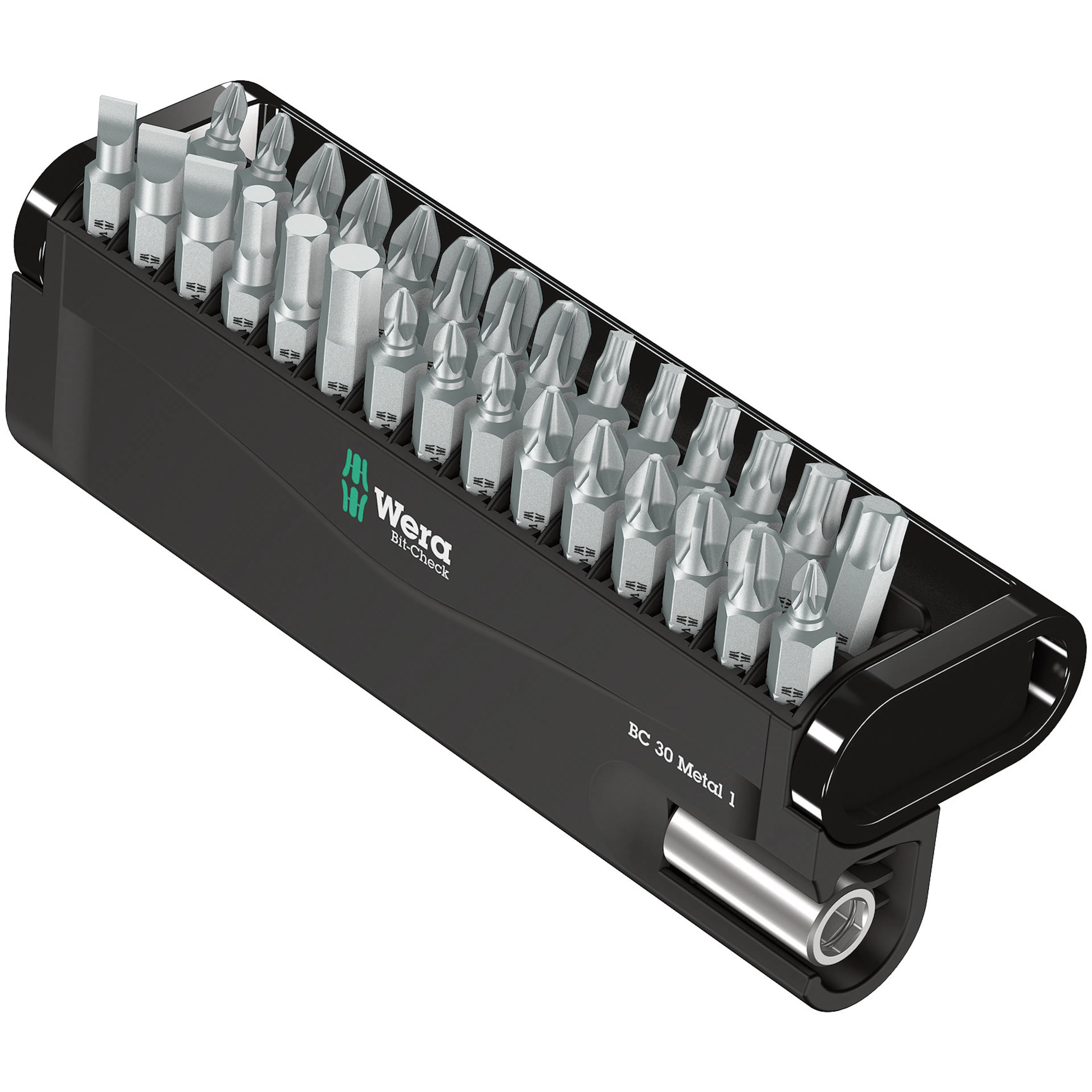 Bitskassett Wera Bit-Check 30 Metal 1 29 Bits+Hållare