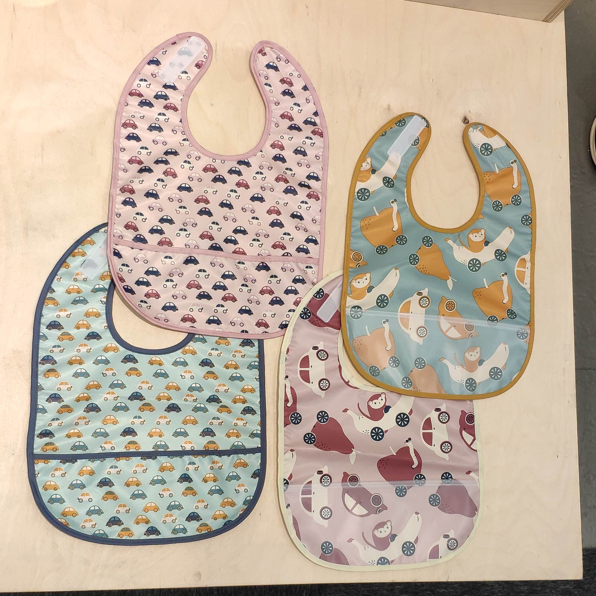 Haklapp Rätt Start 2-pack Bilar Lila/blå