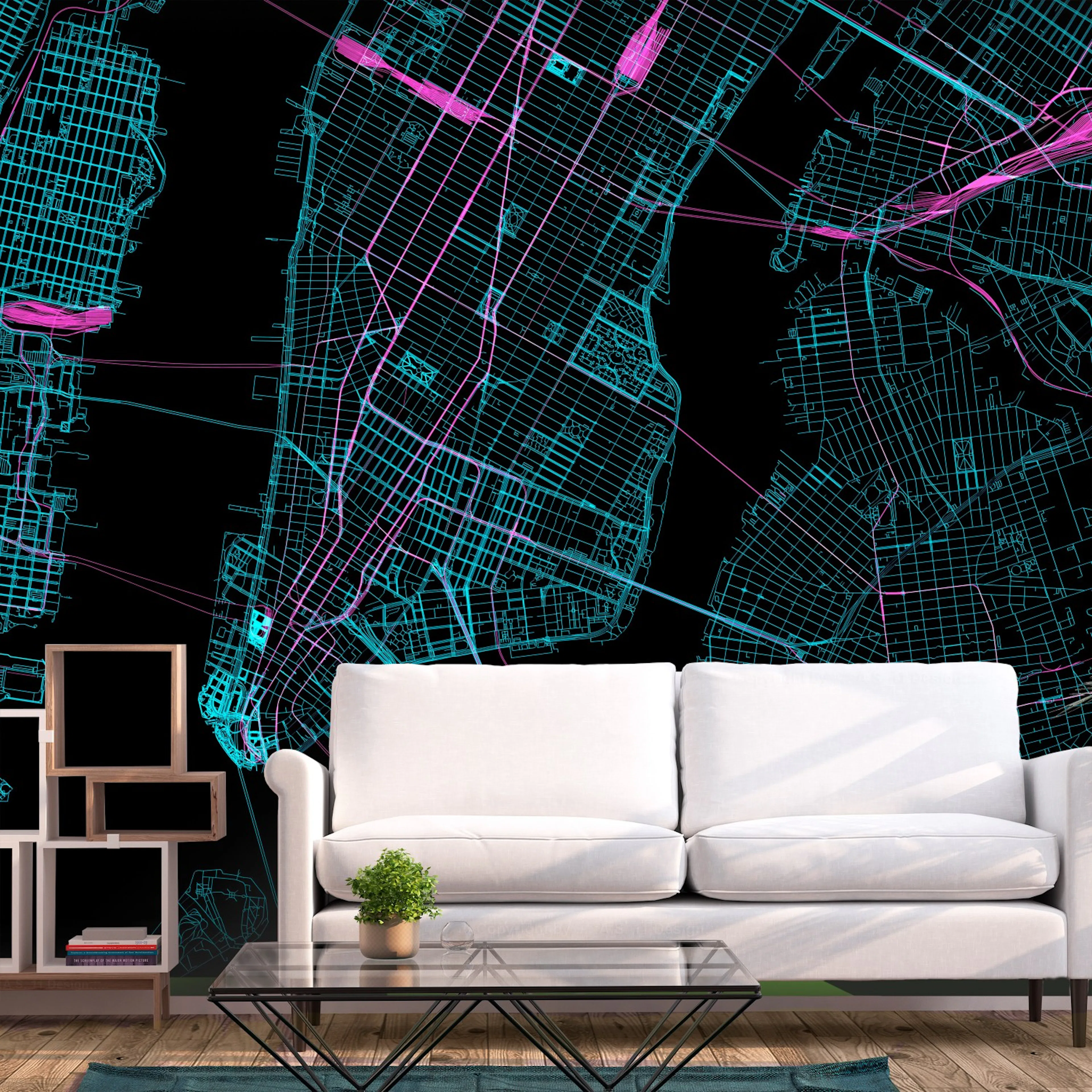 Fototapet Arkiio Blue Manhattan