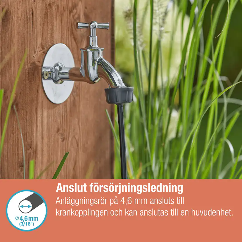 Krankoppling Gardena Micro-Drip 4,6 mm G 3/4"