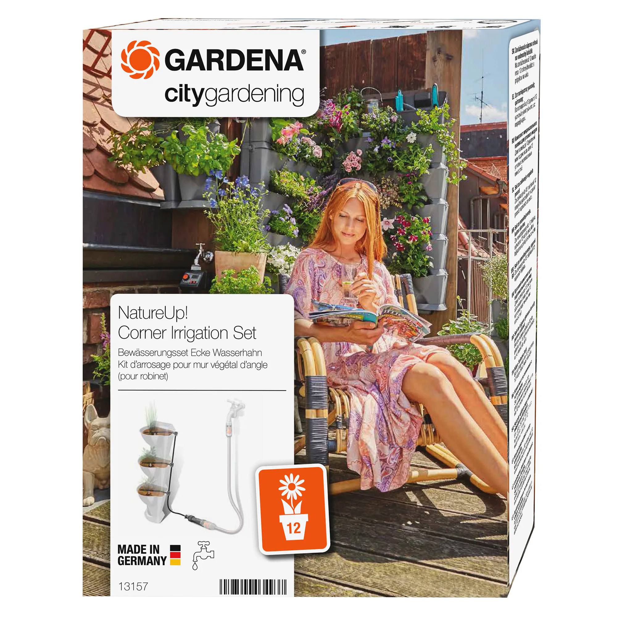 Bevattningsset Gardena Nature Up! till Vertikal Växthållare Hörn