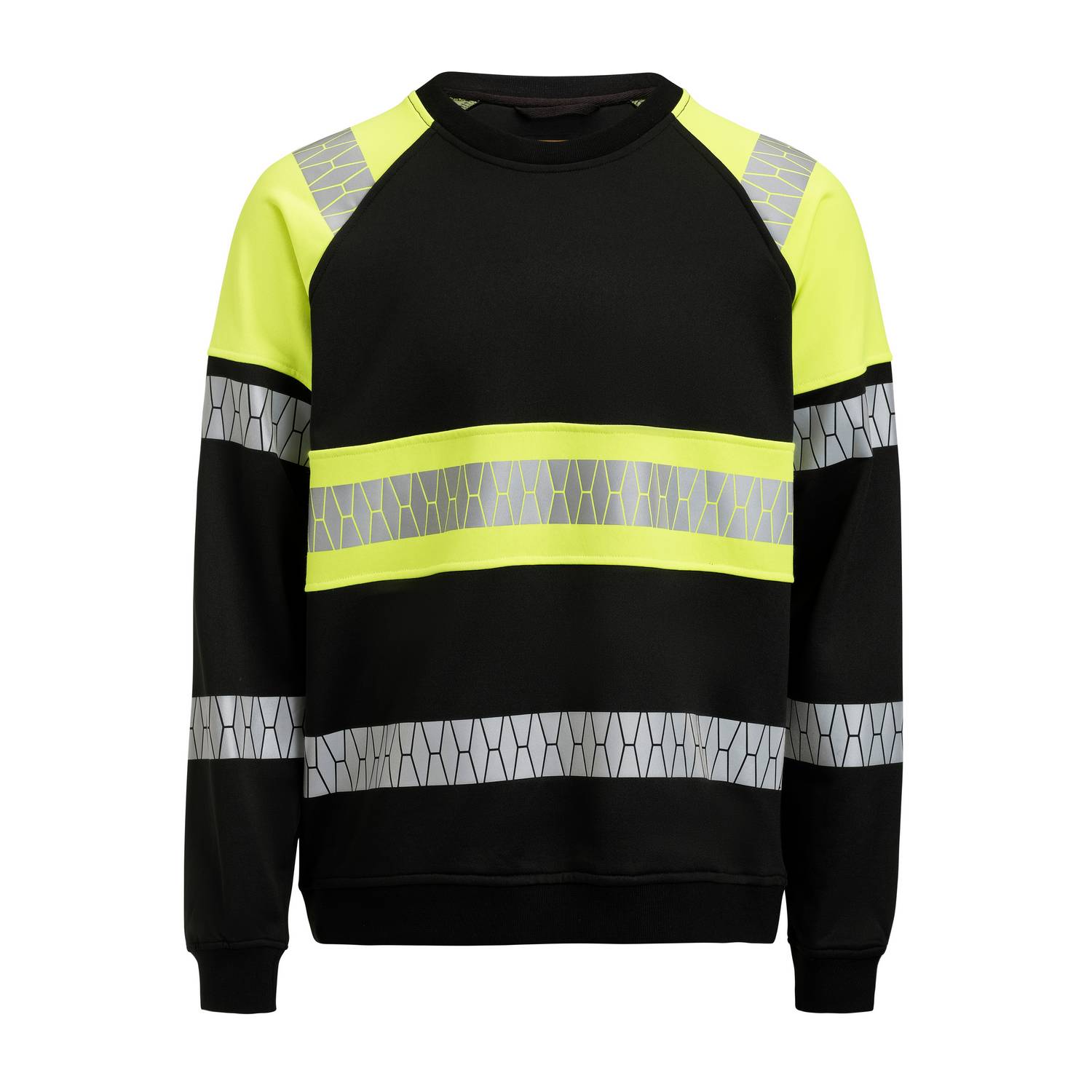 Sweatshirt Varsel Svart/Gul V M M