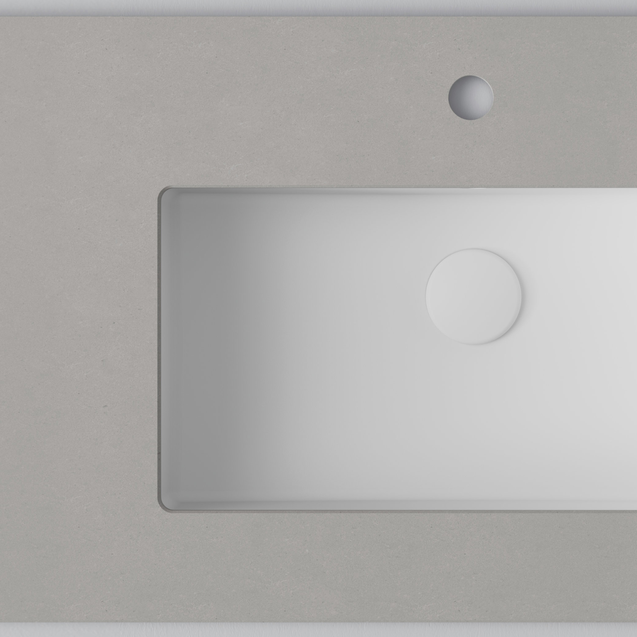 Bänkskiva INR Wave med 1 Tvättställ och hål för Blandare