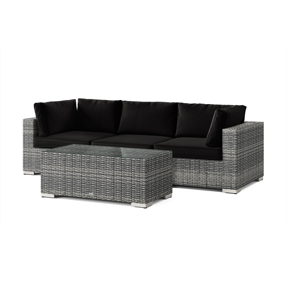 Loungegrupp Comfort Garden Bahamas utesoffa 3-sits med bord