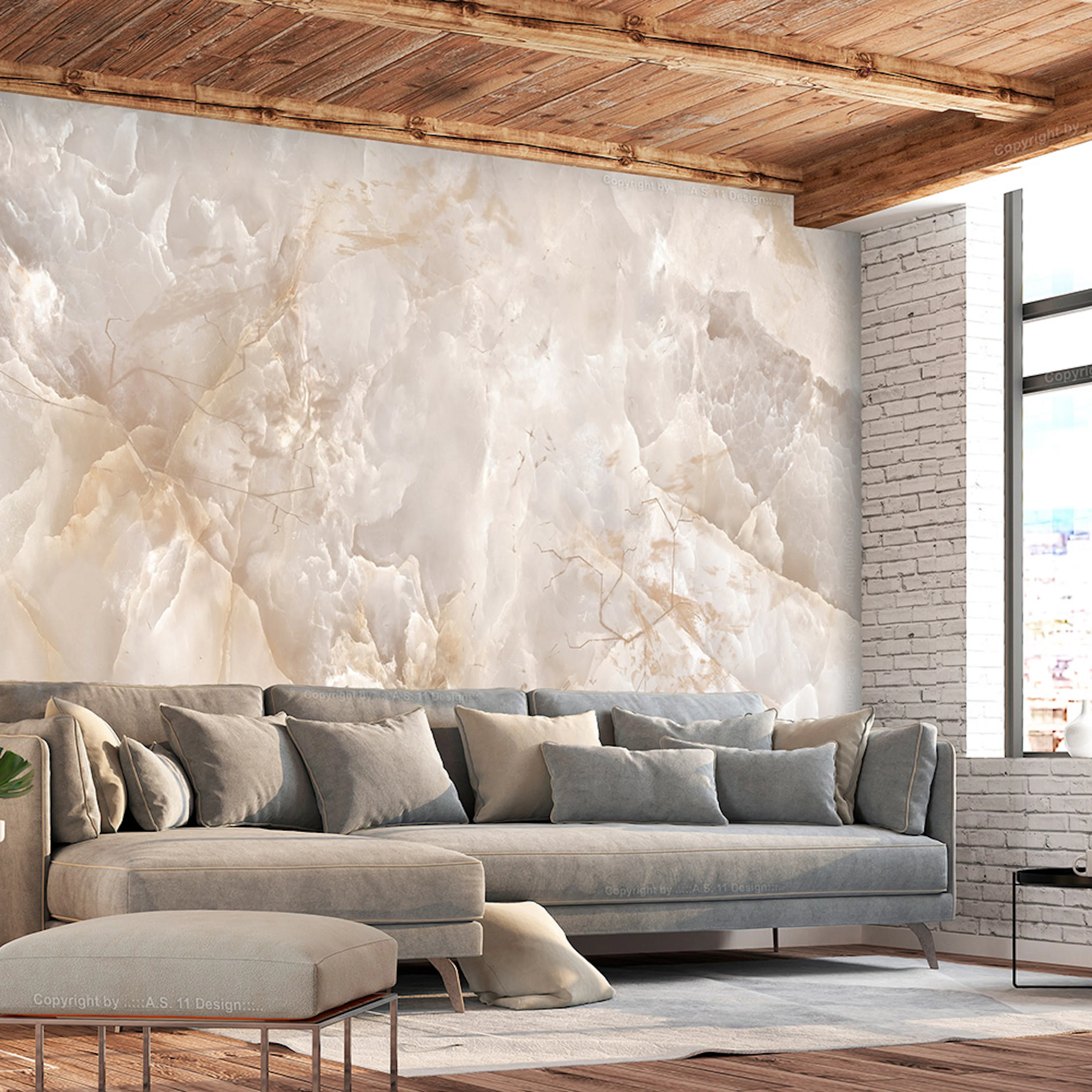 Fototapet Arkiio Toned Marble Självhäftande