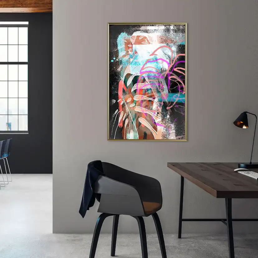 Poster Artgeist Affisch Colourful Expression
