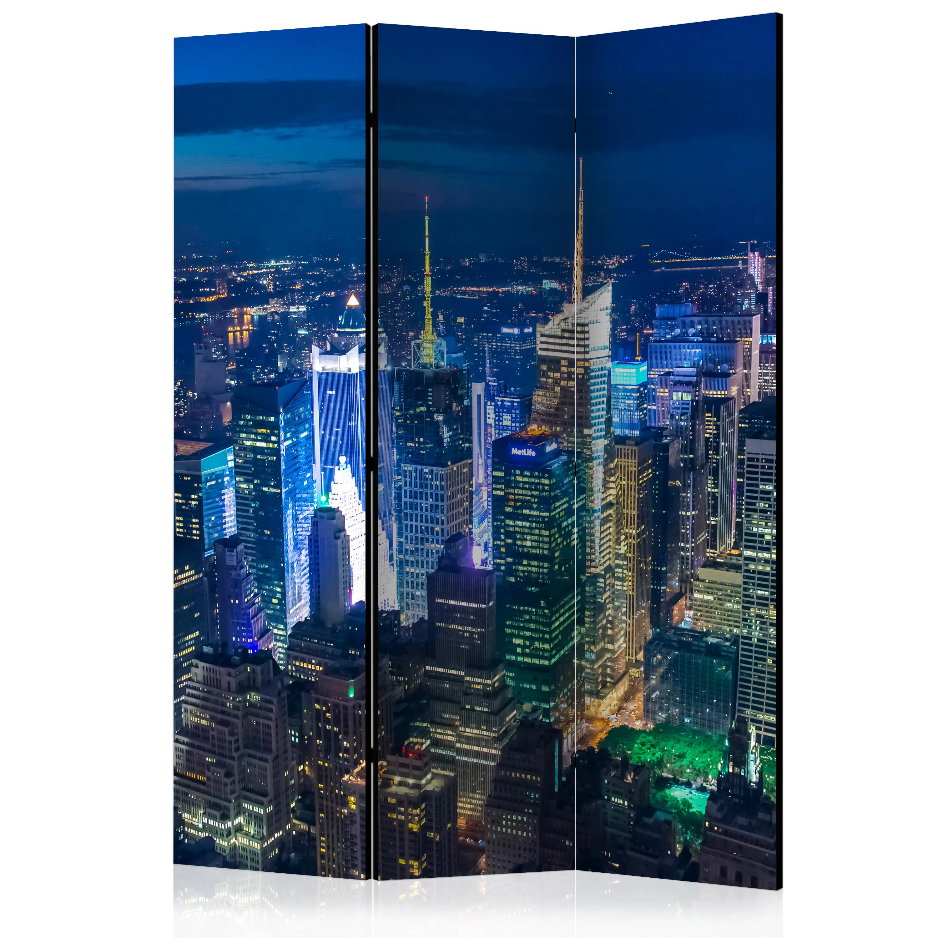 Rumsavdelare Skärmvägg Arkiio Manhattan Night 135x172 cm