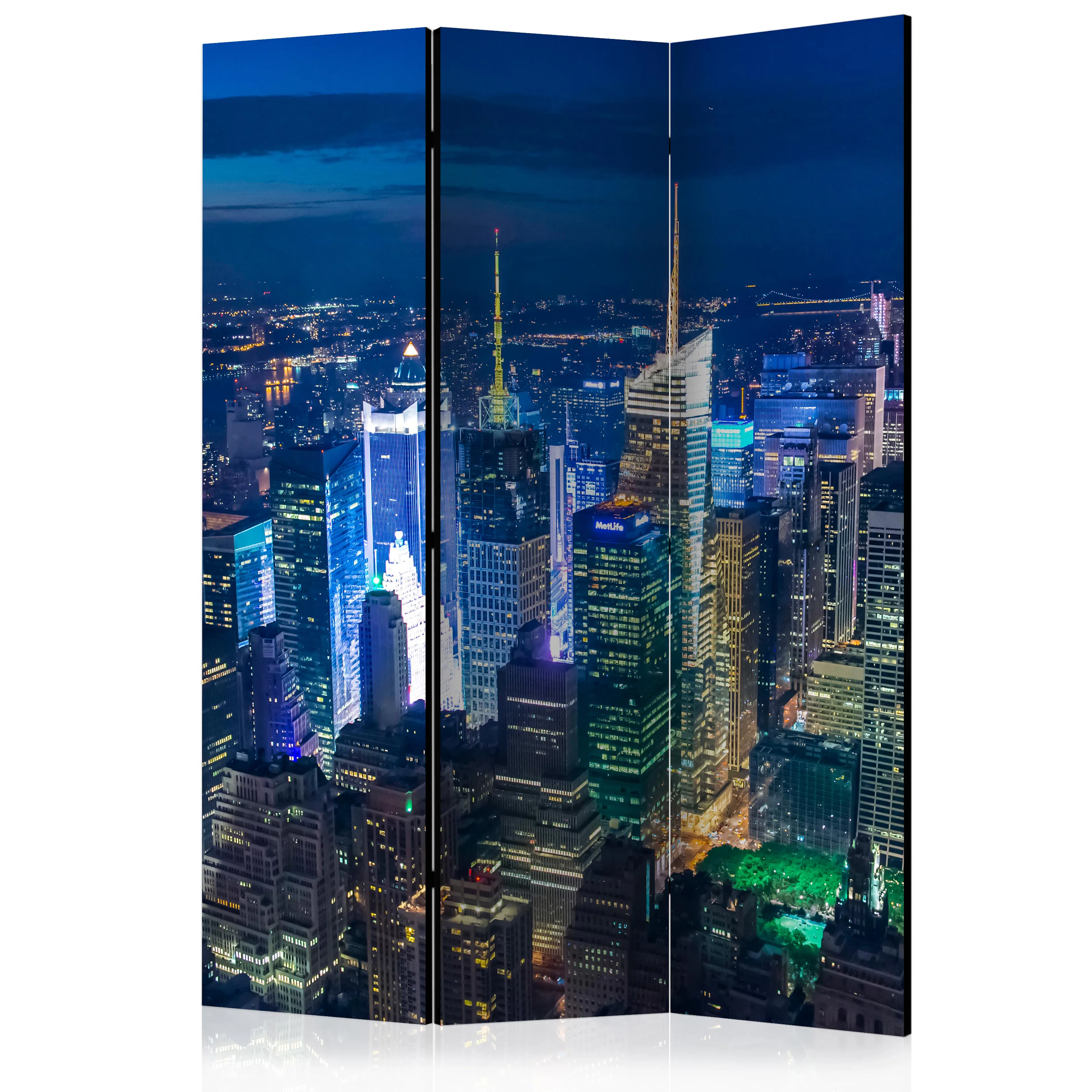 Rumsavdelare Skärmvägg Arkiio Manhattan Night 135x172 cm
