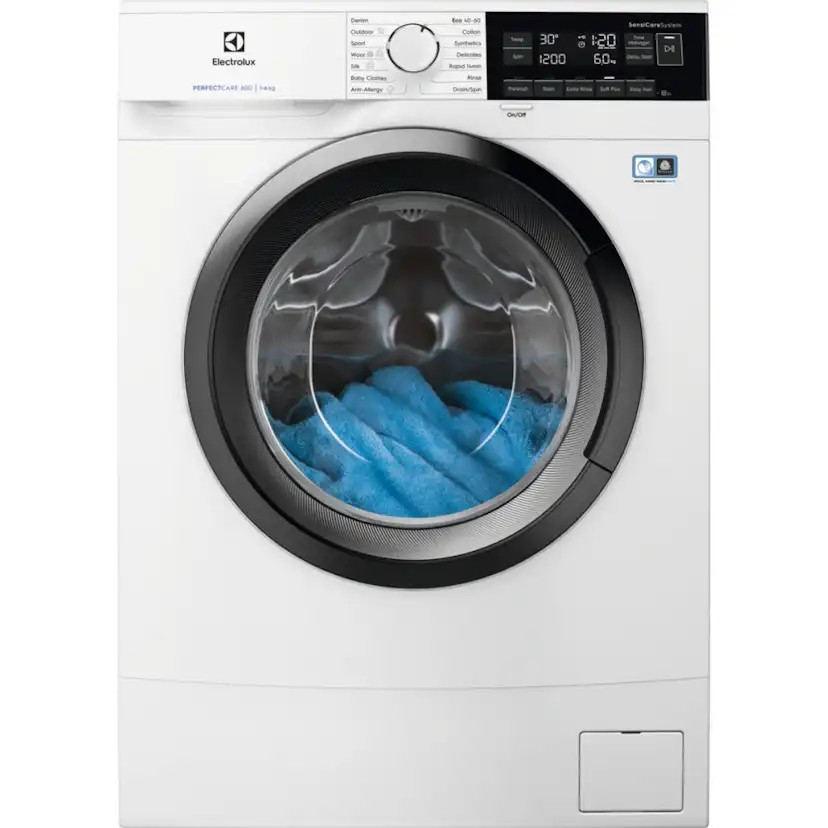 Frontmatad Tvättmaskin Electrolux PerfectCare 600 EW6S662W38 med EcoInverter Motor