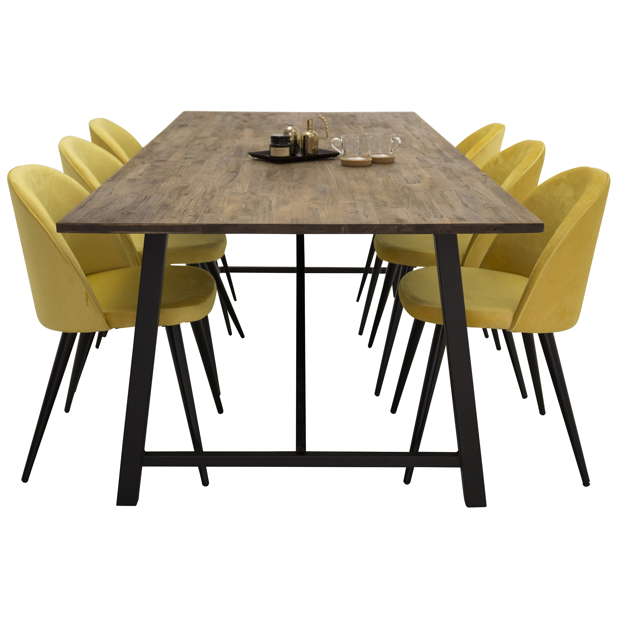 Matgrupp Venture Home Magnus med 6 Valentina Stolar