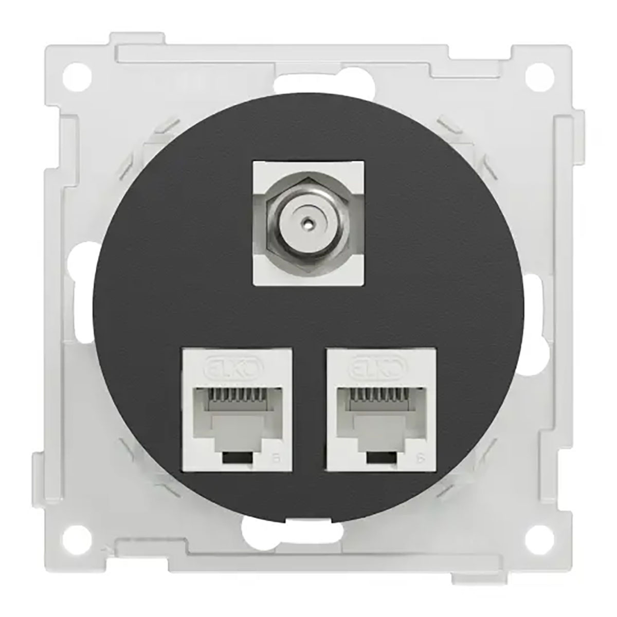 Vägguttag Elko One Modularuttag Infälld RJ45 Cat.6 UTP