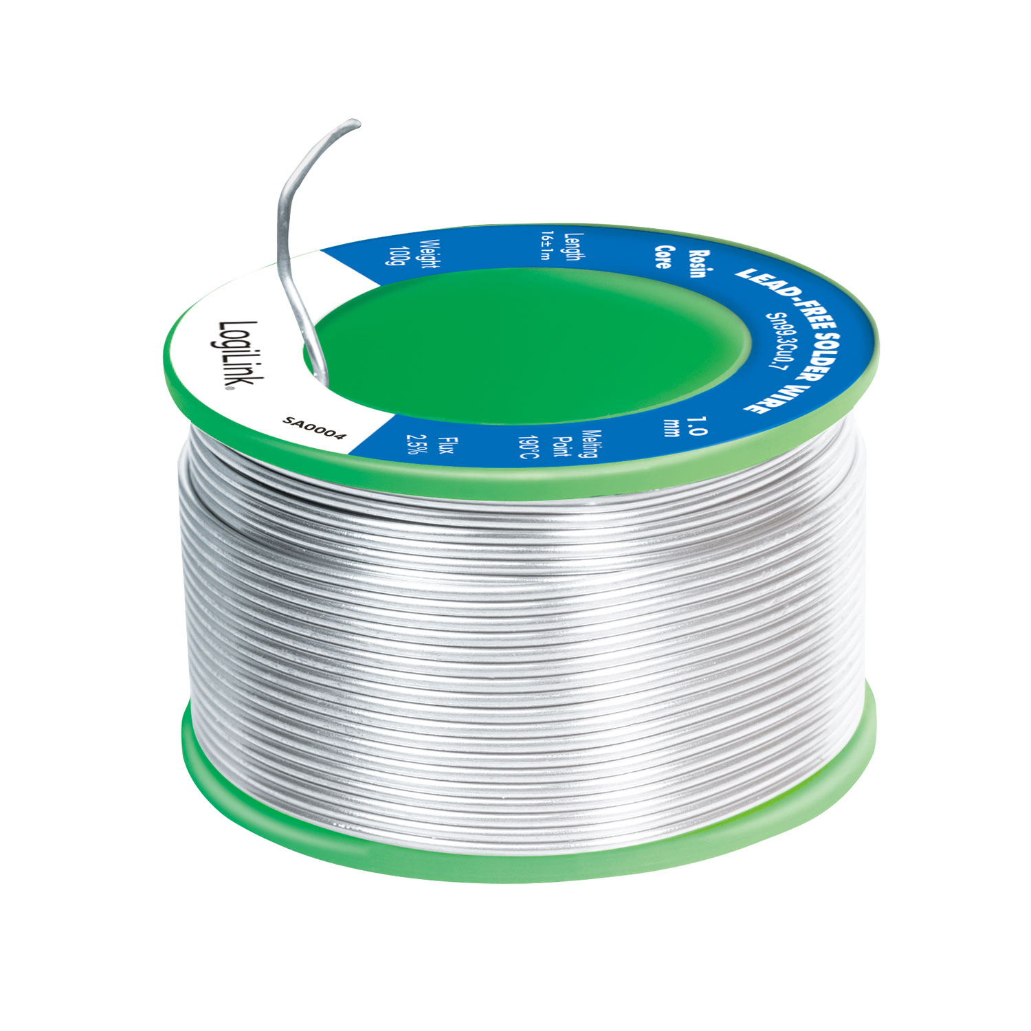 Lödtenn LogiLink Blyfritt 1mm 100g