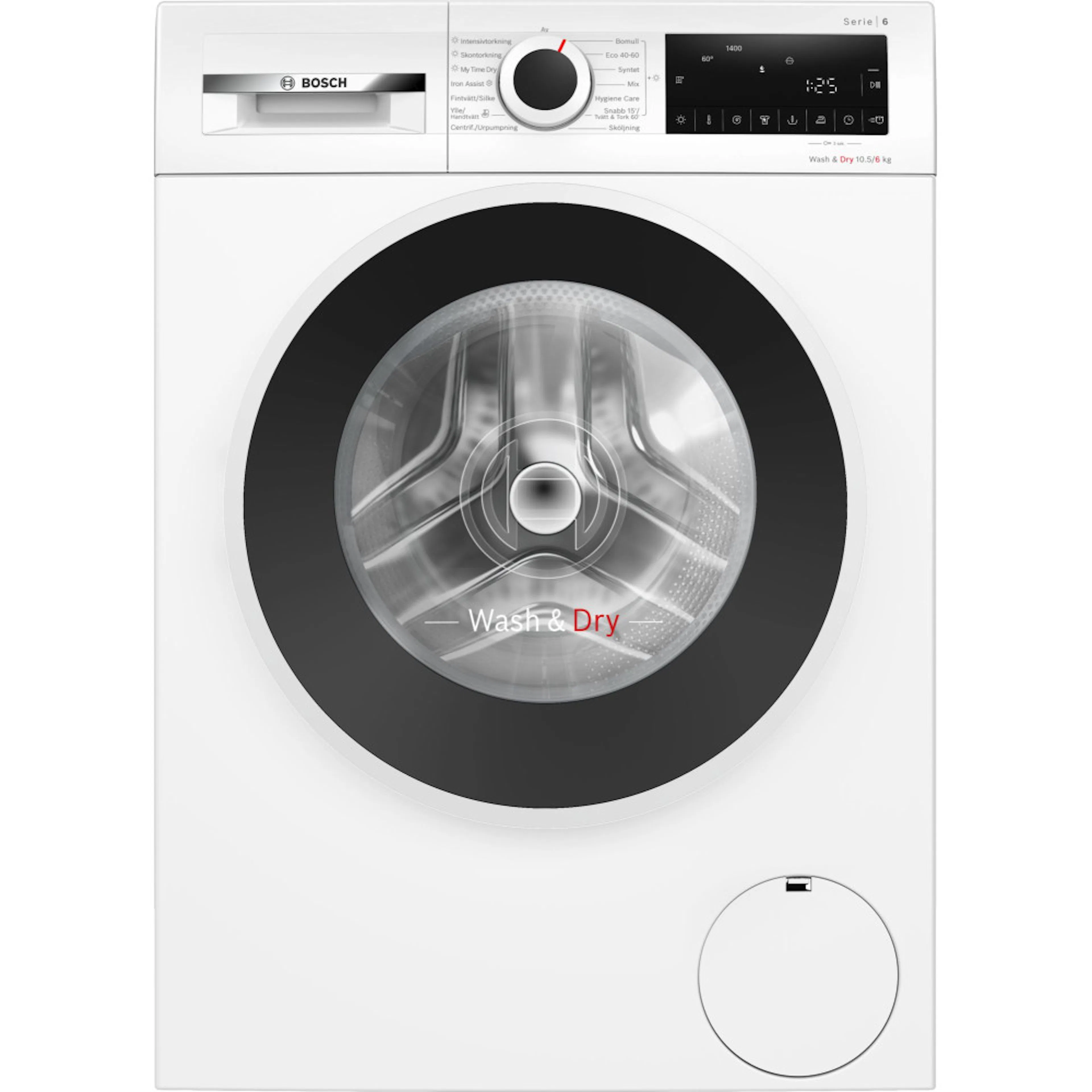 Tvätt/Torkmaskin Bosch WNG2540LSN Serie 6