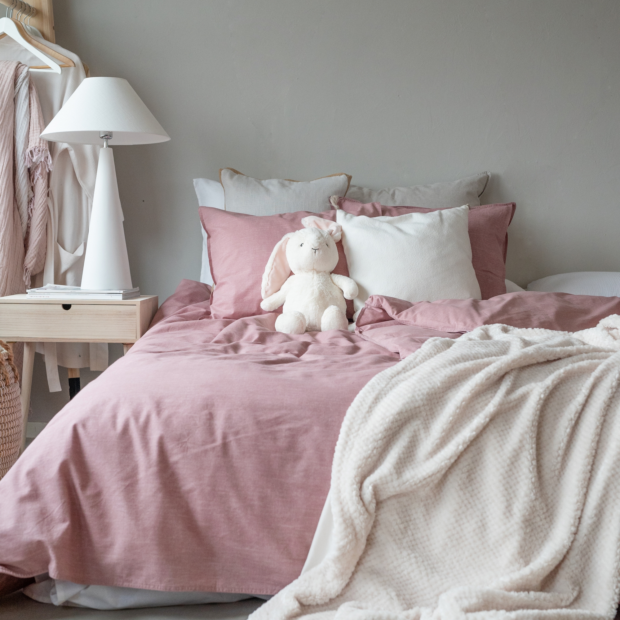 Påslakanset Borganäs of Sweden Washed Enkelsäng