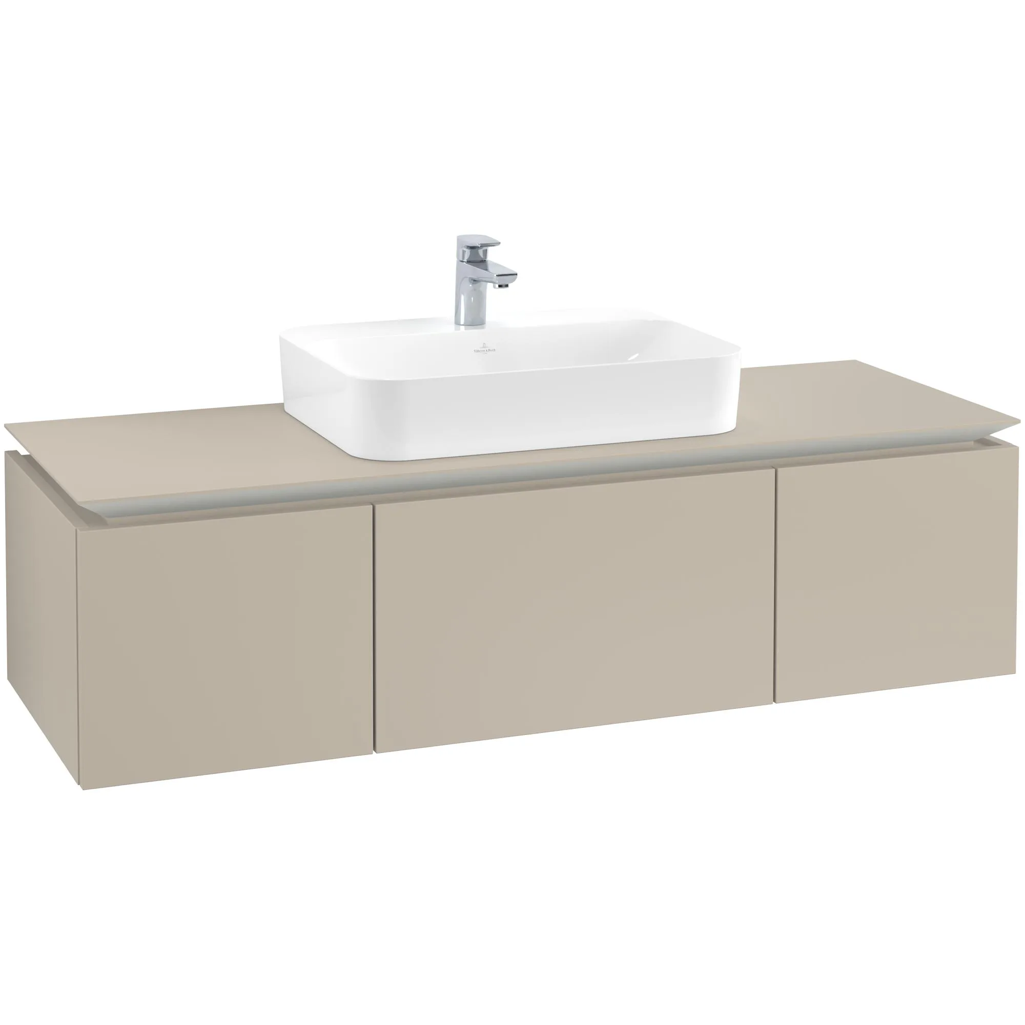 Tvättställsskåp Villeroy & Boch Legato Kompakt med 3 Lådor för Ytmonterat Tvättställ från Finion & Memento