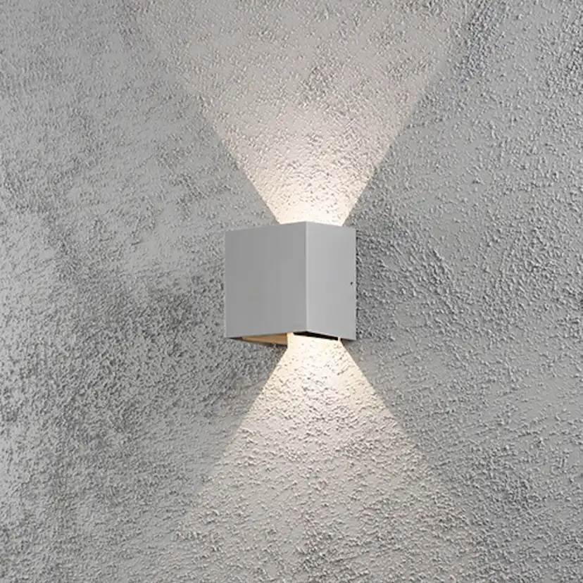 Vägglykta Gnosjö Konstsmide Cremona High Power 2x3W LED