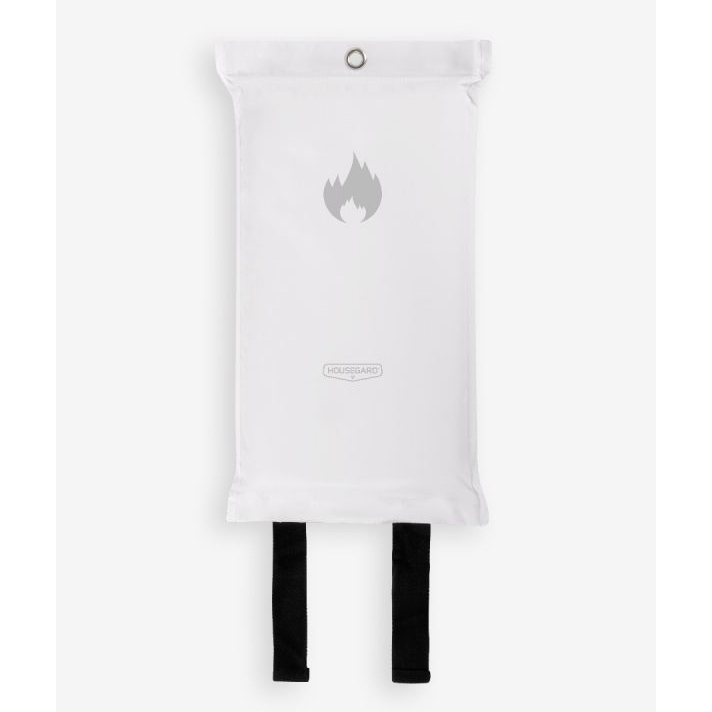 Brandfilt Housegard Glasfiberväv med Silikonbeläggning, 120x180 cm, Vit