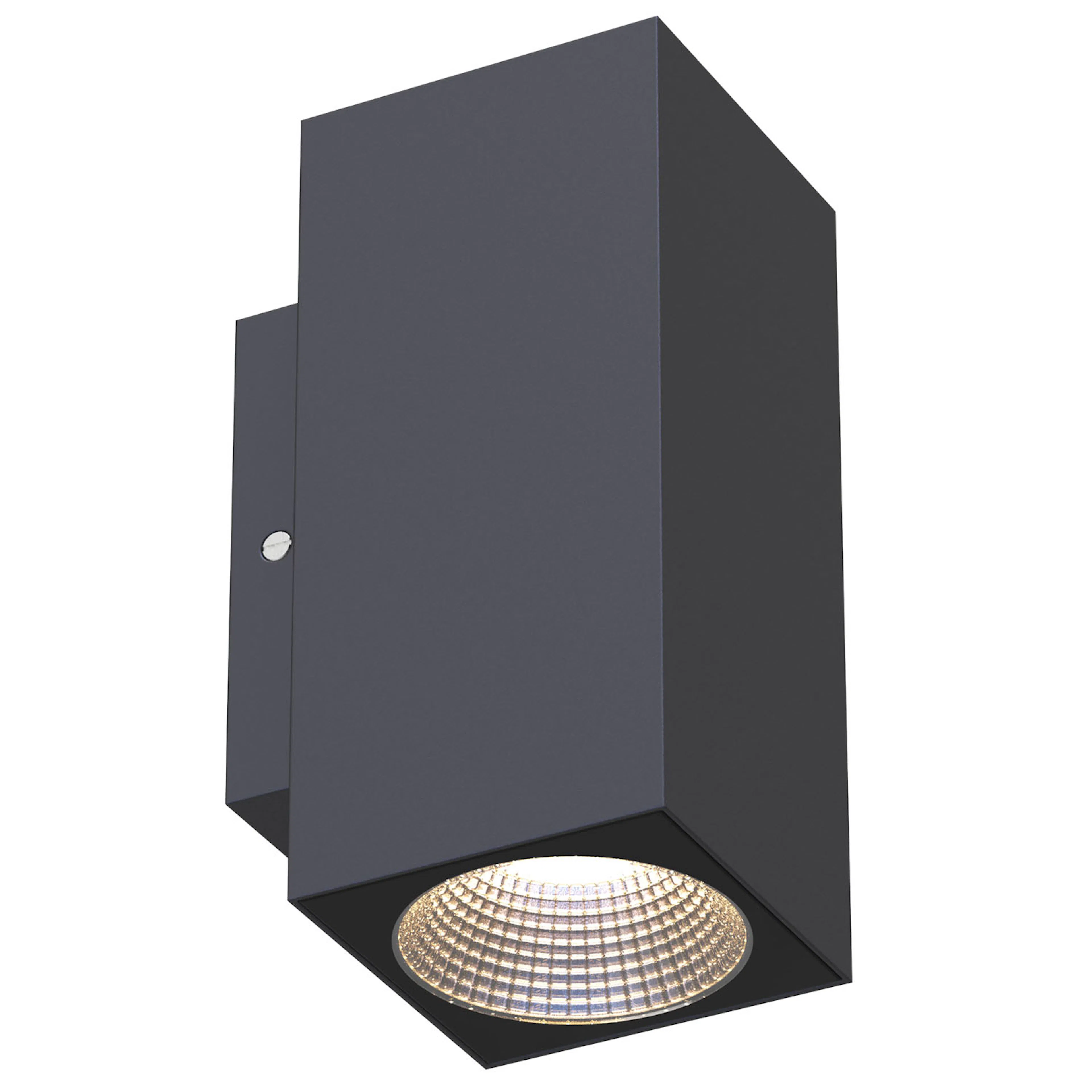 Mathias II Väggarmatur LED IP65 3000K 6W 520lm Antracit Färg: Antracit