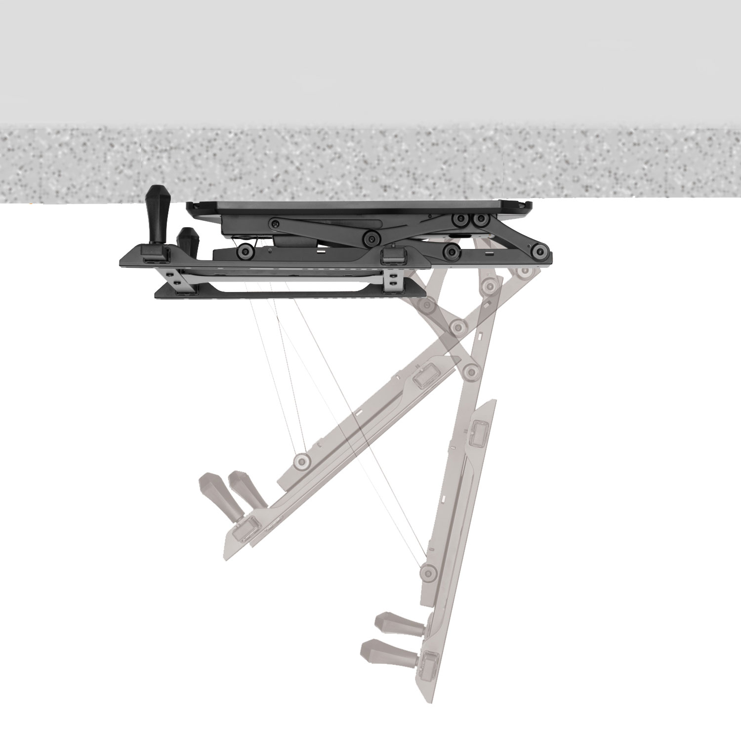 Motoriserat Flipdown-takfäste LogiLink För TV 32-70 tum