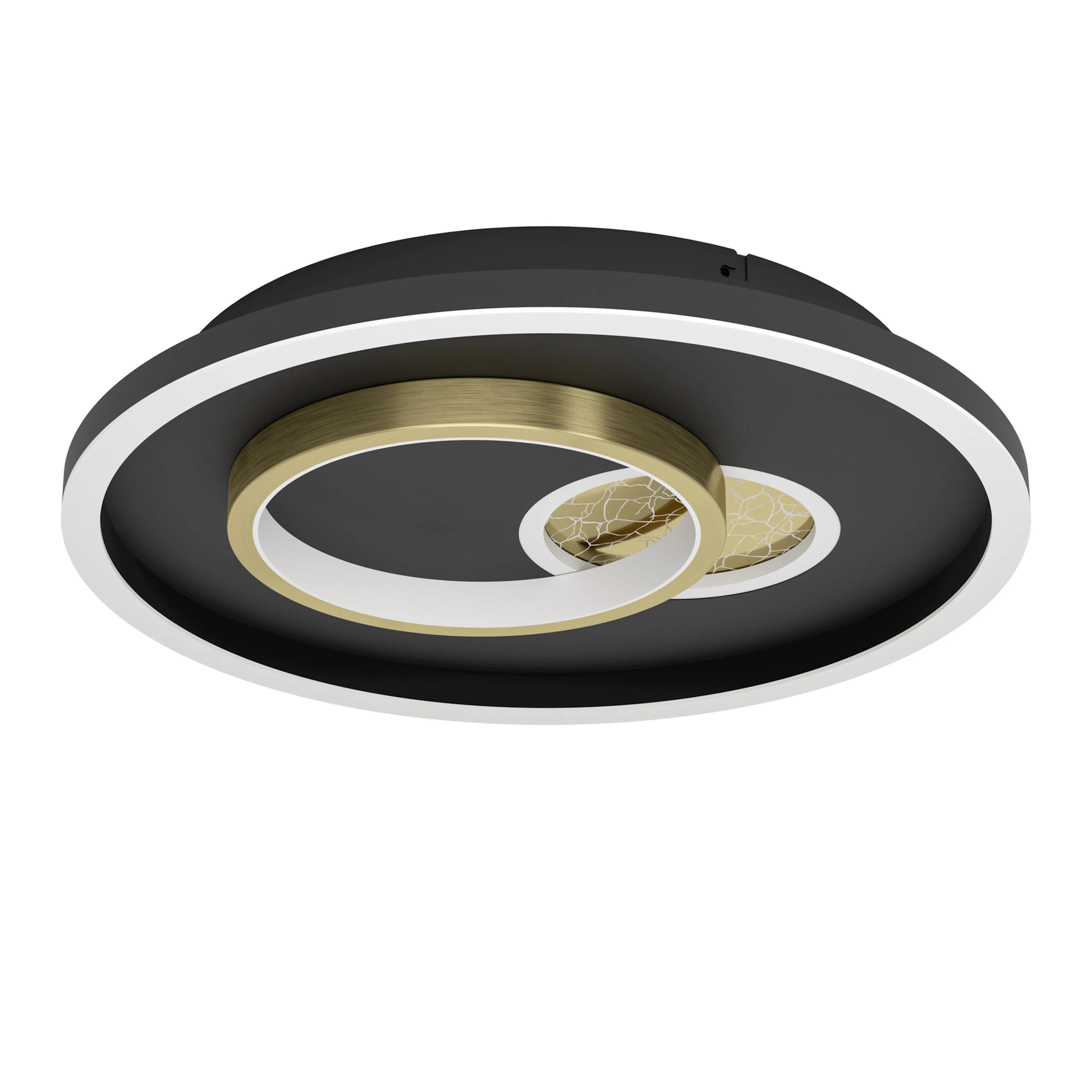 LED-DL Ø380 SCHWARZ/GOLD 'TIRIOLO' Svart/Guld Svart/Guld