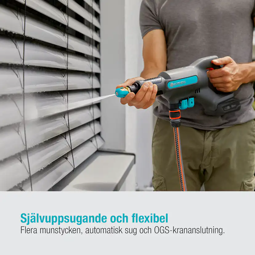 Mellantryckstvätt Garden AquaClean 24/18V utan Batteri