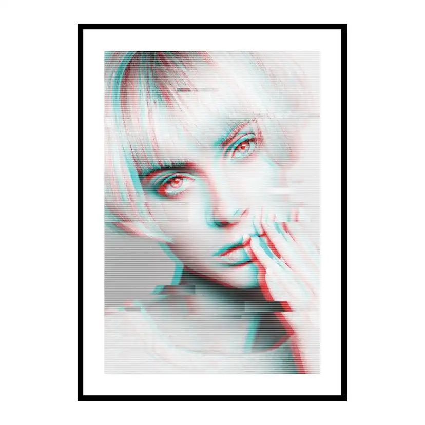 Poster Gallerix Blurred Face