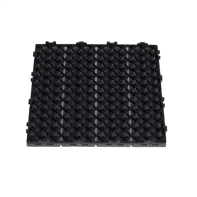 Terrassplatta Hortus Komposit 30X30 cm Antracitgrå 4-Pack
