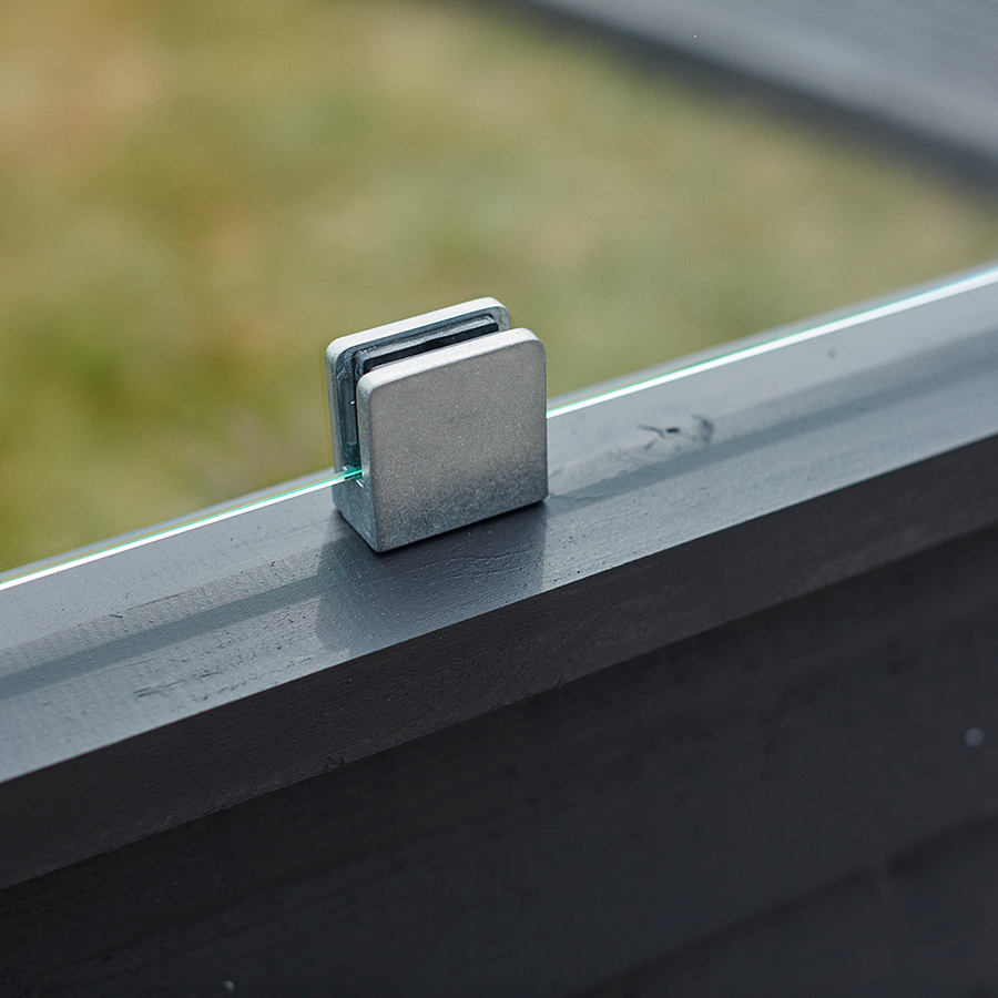 Skärm PLUS Klink med Glas 174x125