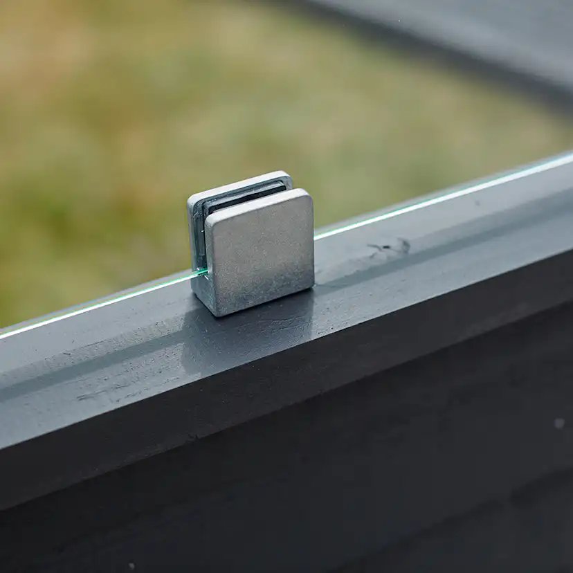 Skärm PLUS Klink med Glas 174x125