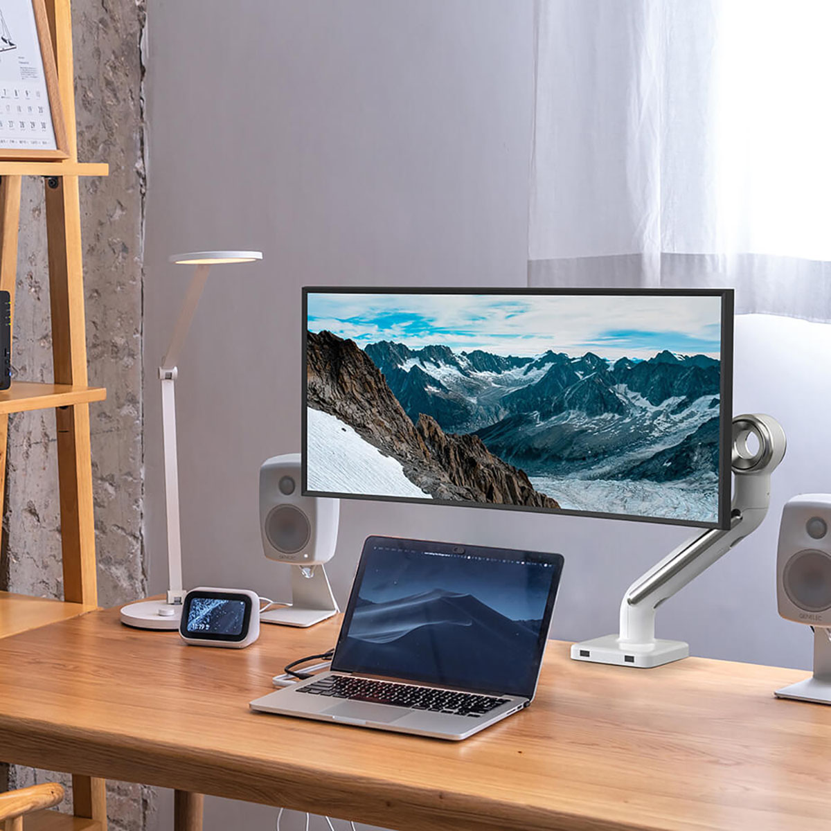 Monitor Arm Desire2 Aluminium upp till 35"
