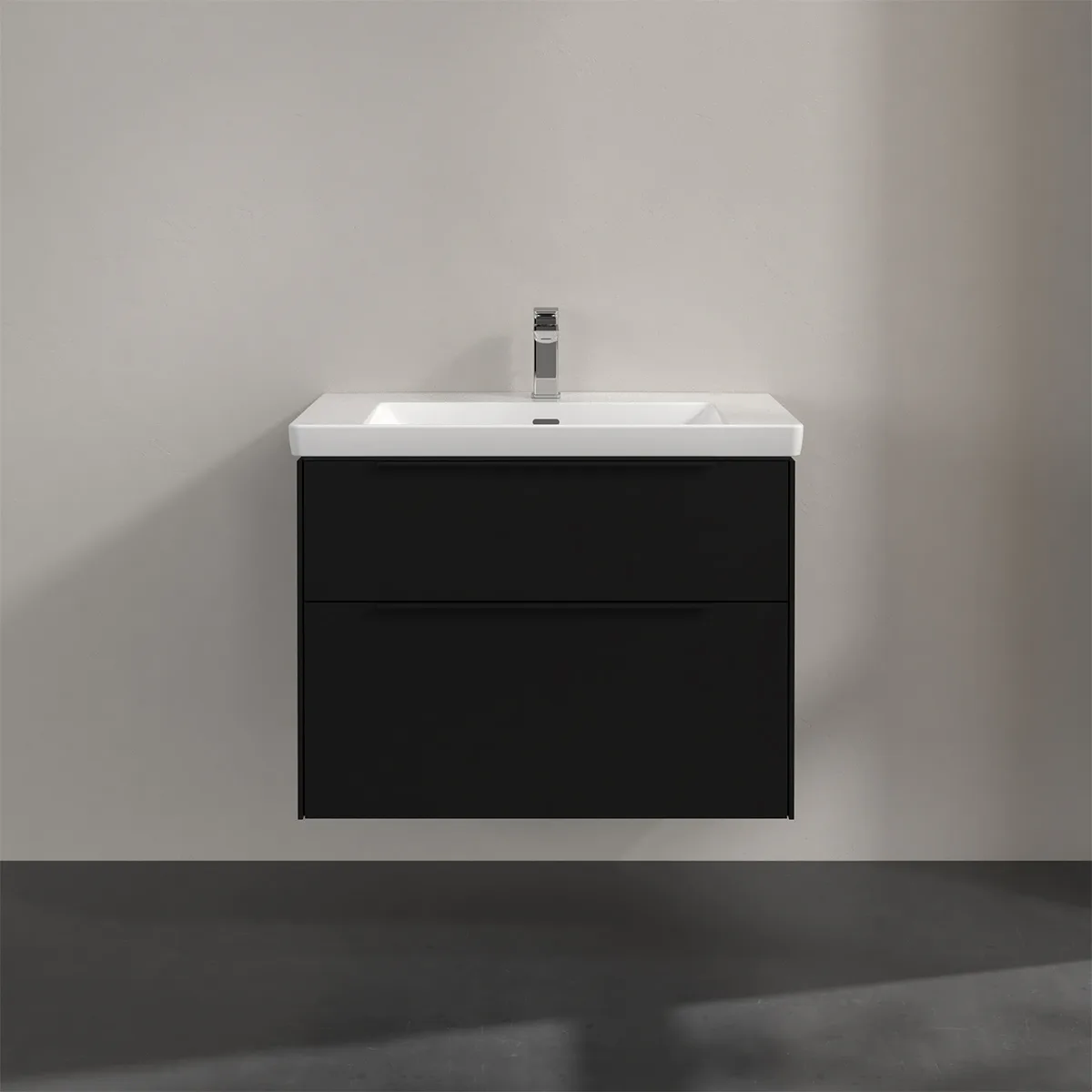 Tvättställsskåp Villeroy & Boch Subway 3.0 med 2 Lådor