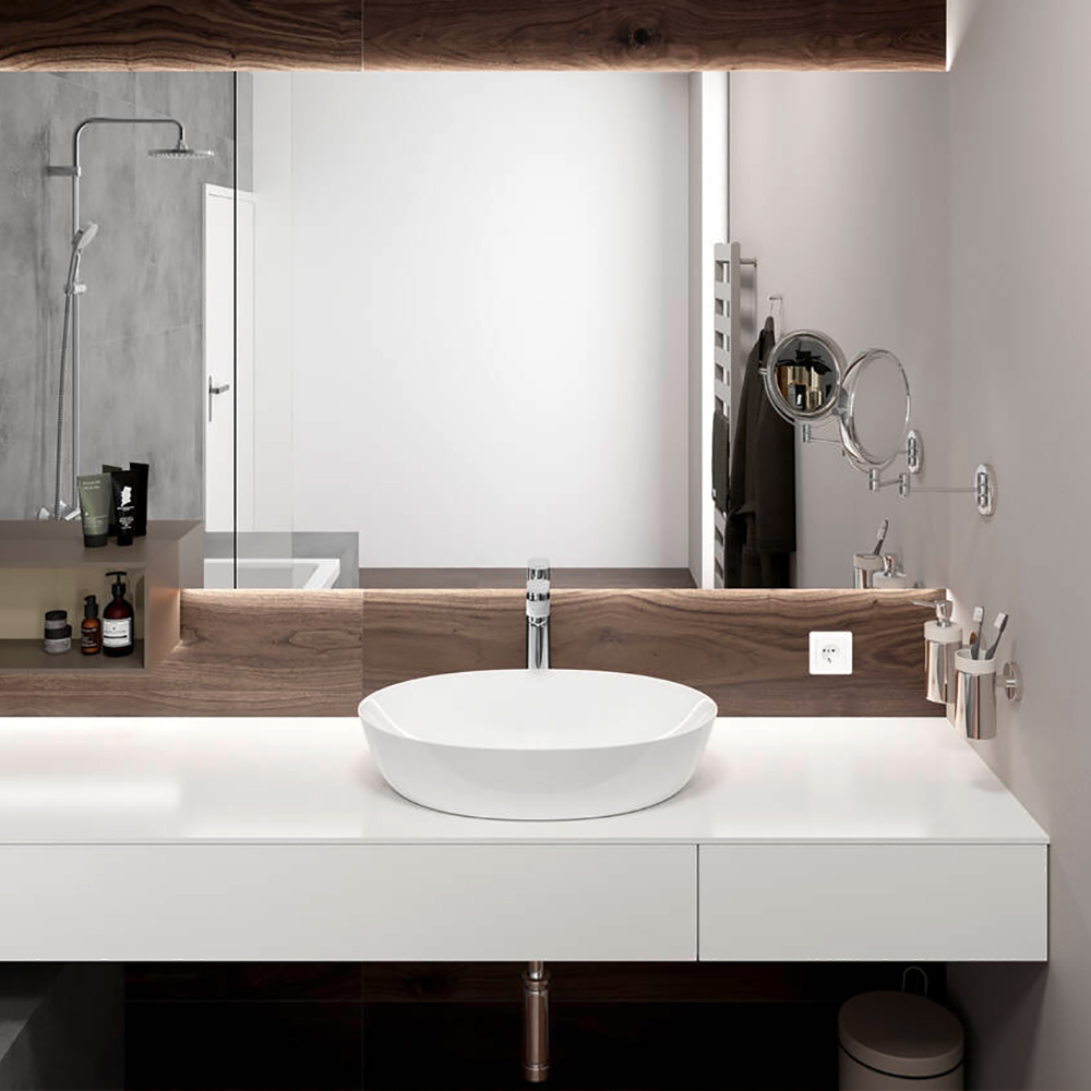 Tvättställsblandare Hansgrohe Vernis Blend 190 med Lyftventil
