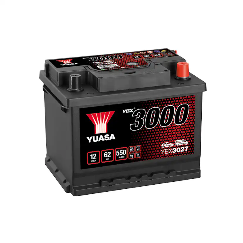 Startbatteri Yuasa 3000 62Ah 550A
