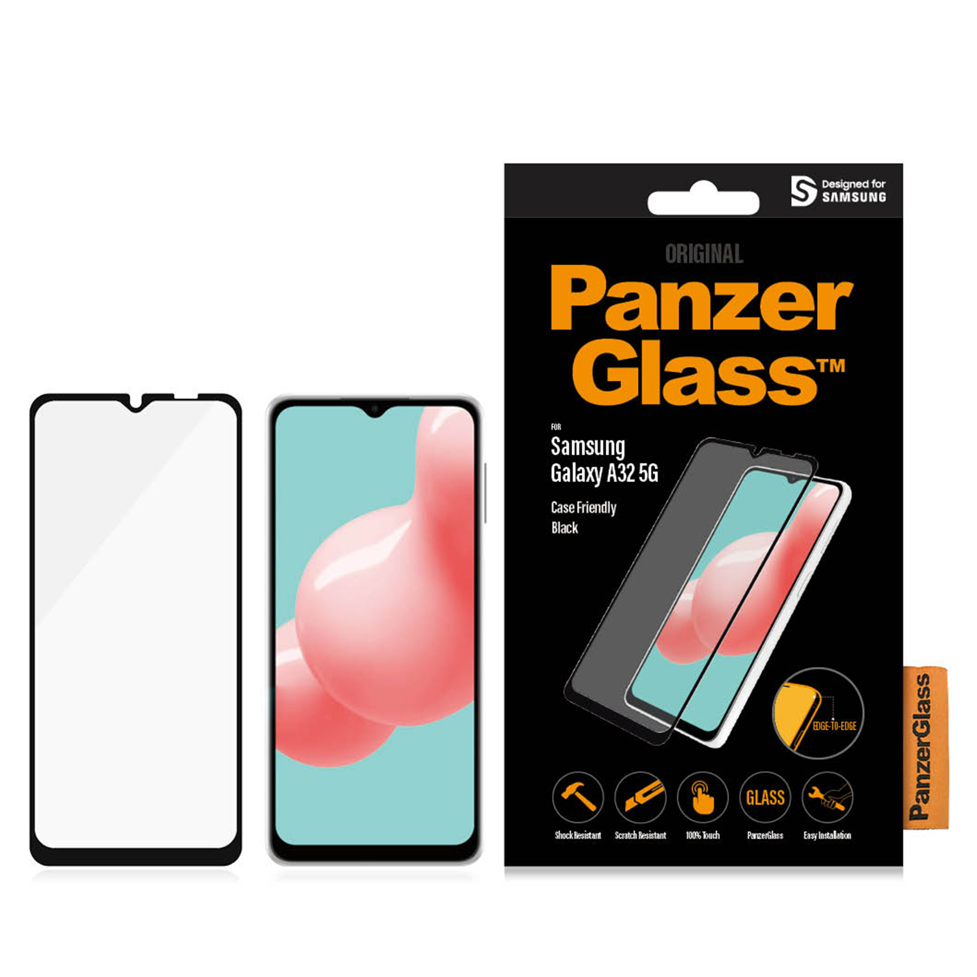 Skärmskydd Panzerglass Samsung Galaxy A32/M12 5G Case Friendly