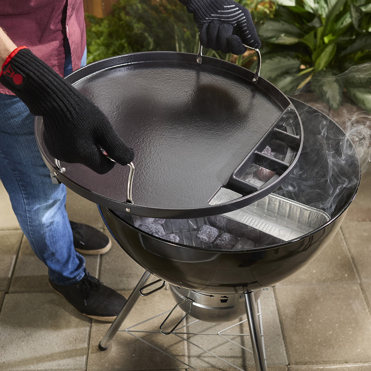 Stekhäll Weber Rund Full-Size Till 57 cm Kolgrillar