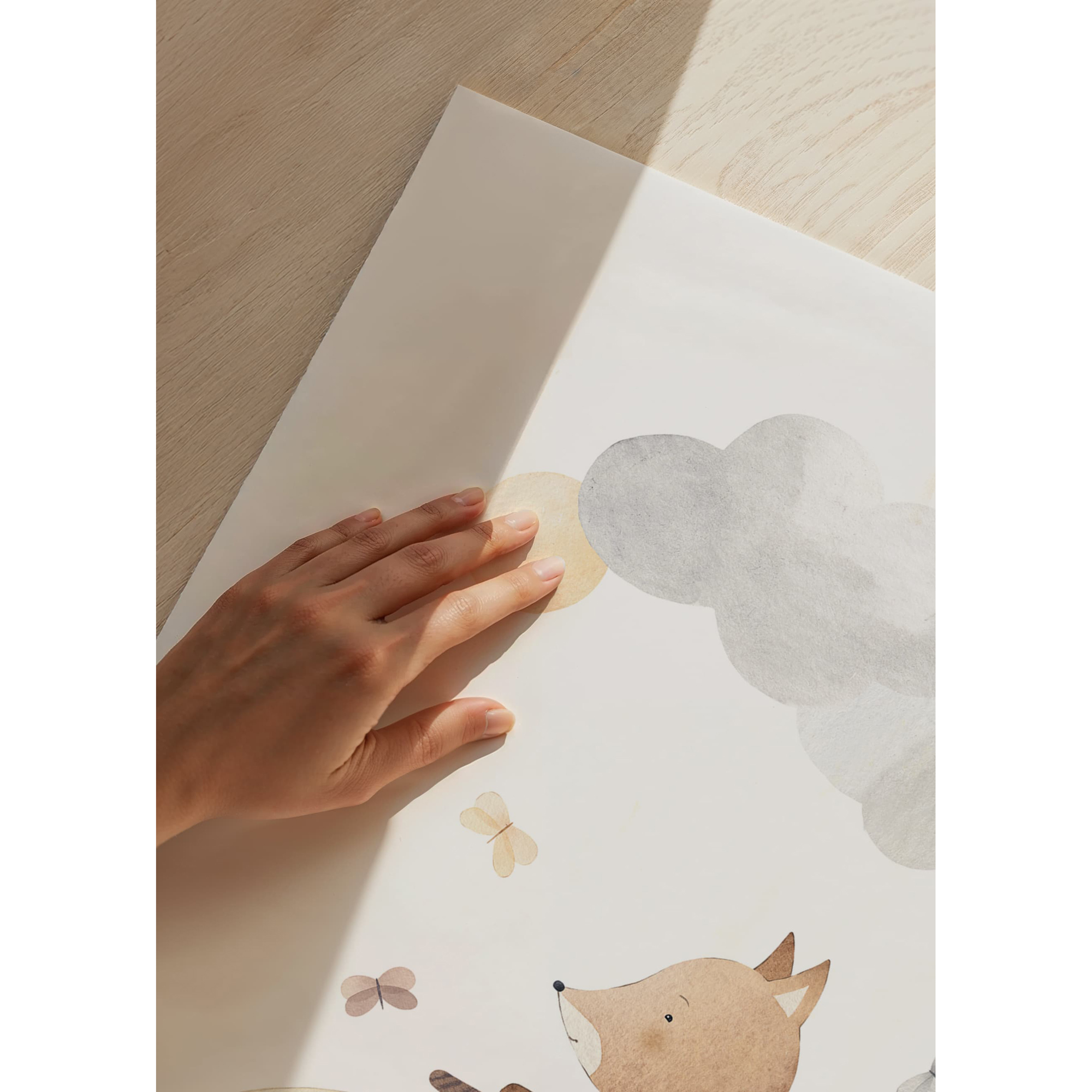 Poster Gallerix Fox Driving A Car