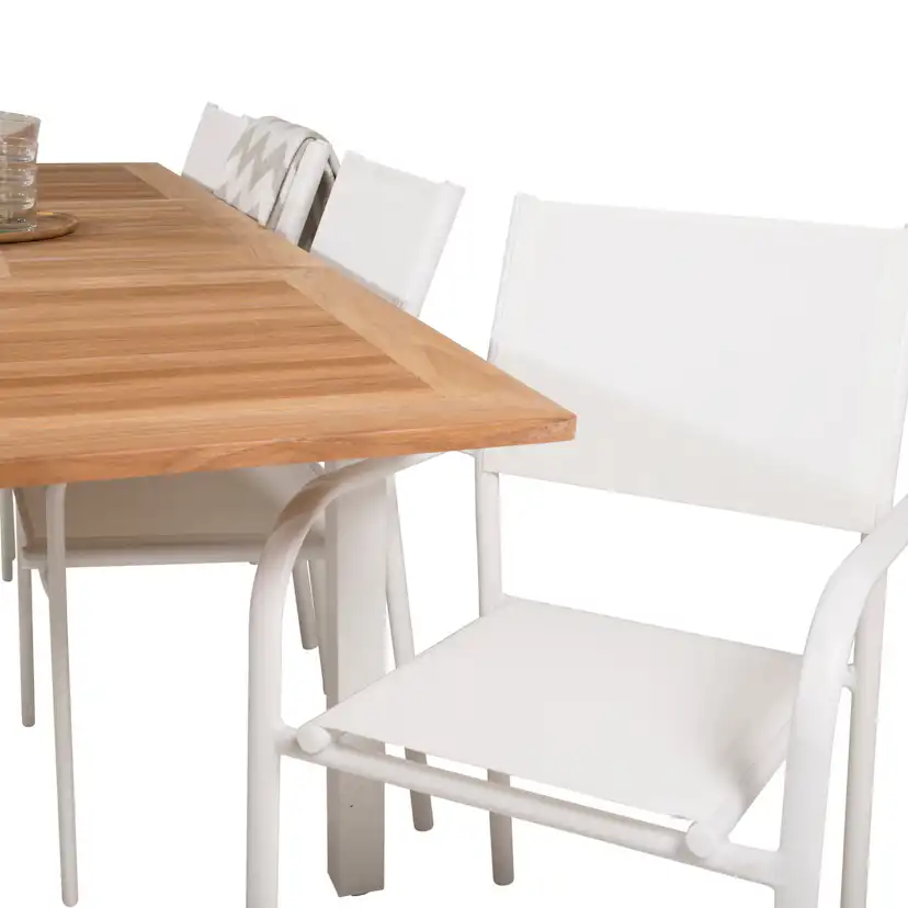 Matgrupp Venture Home Perla 160/240 med 8 Siri Matstolar