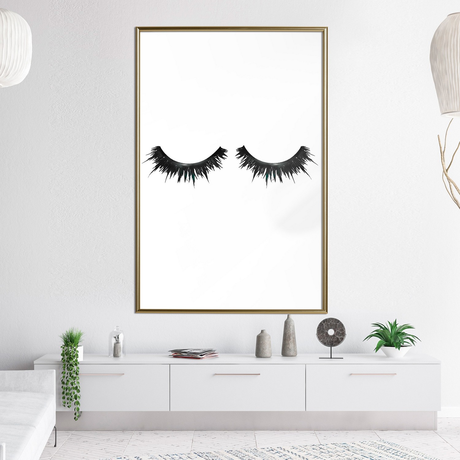 Poster Artgeist Affisch Eyelashes