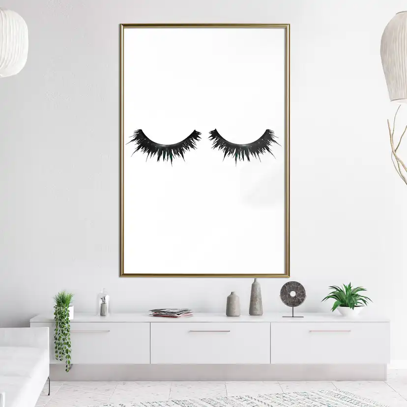 Poster Artgeist Affisch Eyelashes