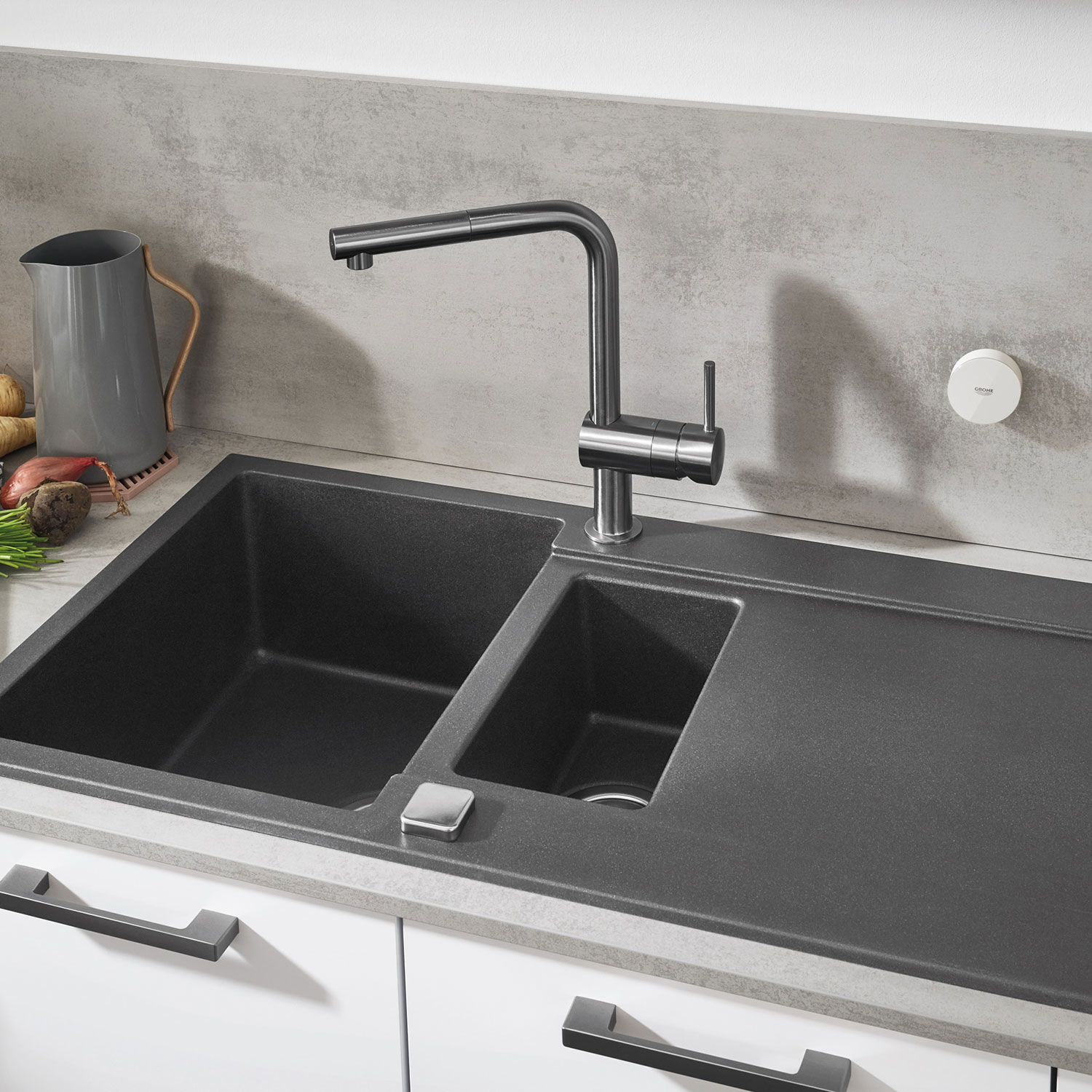Diskmaskinsavstängning Grohe Switch Batteridriven