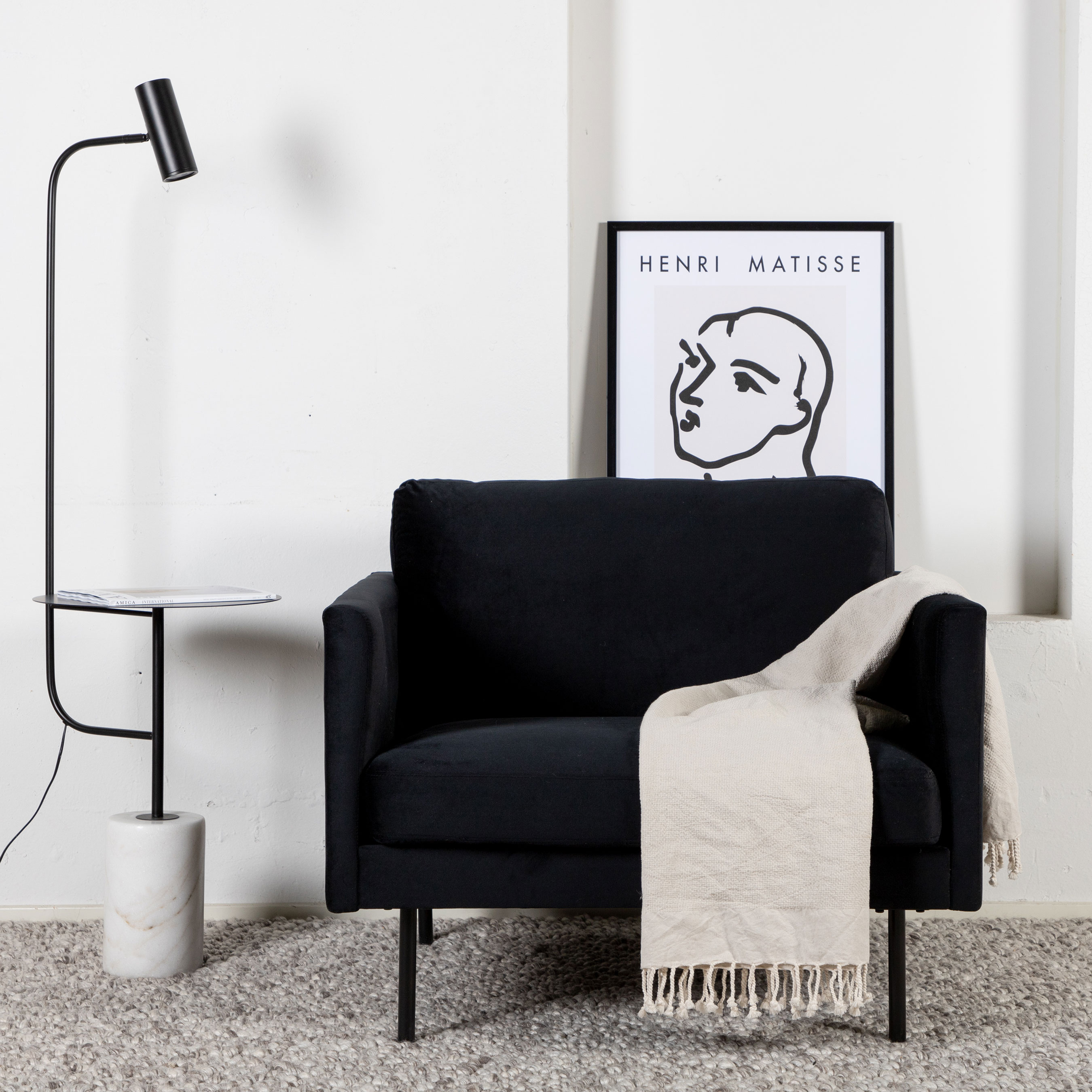 Fåtölj Venture Home Zoom Sammet