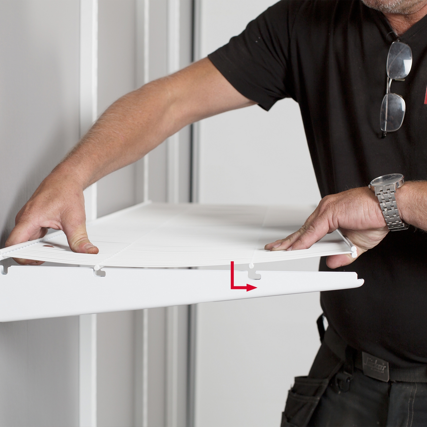 Trådhylla Lundbergs Wide 1226 mm